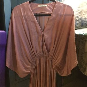 Boho kimono sleeves Mustard Seed Tunic XL Rose